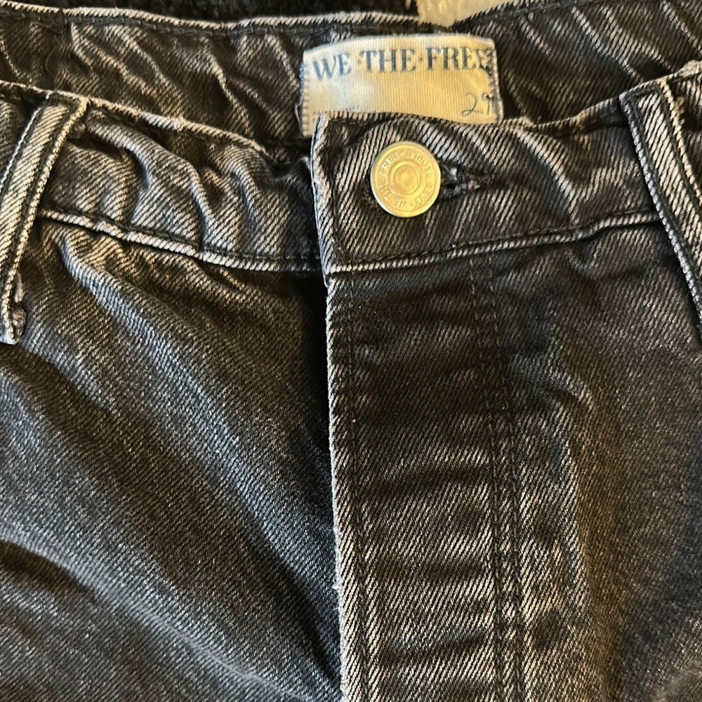 We The Free Charcoal Denim Pants